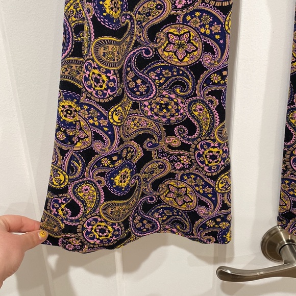 ModCloth Paisley Bell Bottoms - Picture 4 of 5